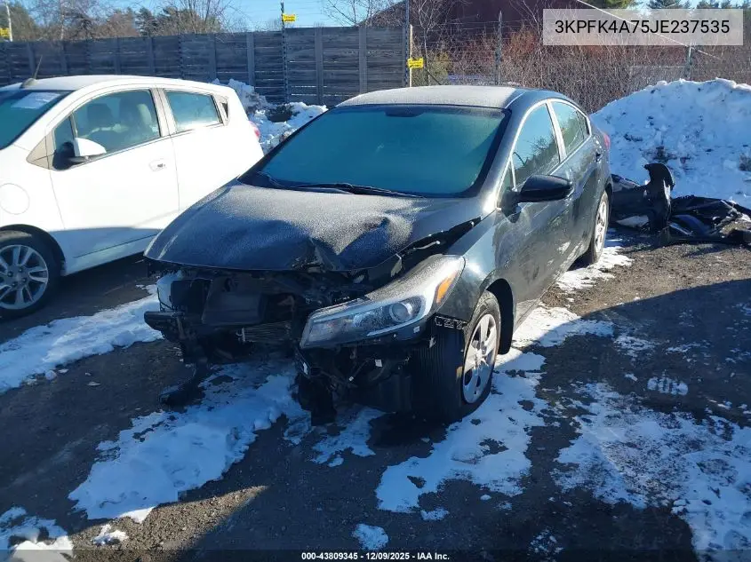 3KPFK4A75JE237535 2018 Kia Forte Lx