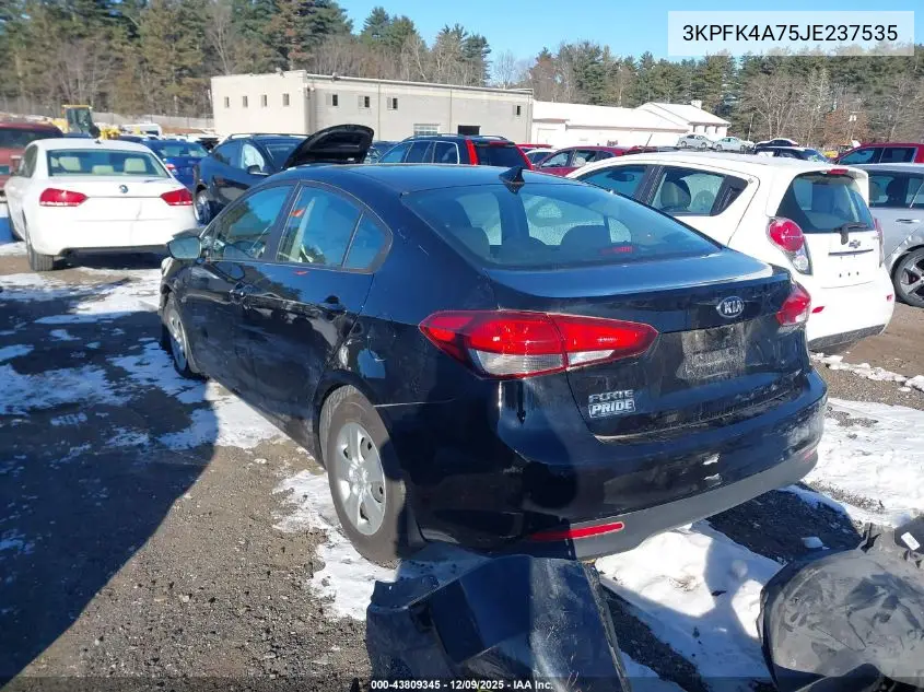 3KPFK4A75JE237535 2018 Kia Forte Lx