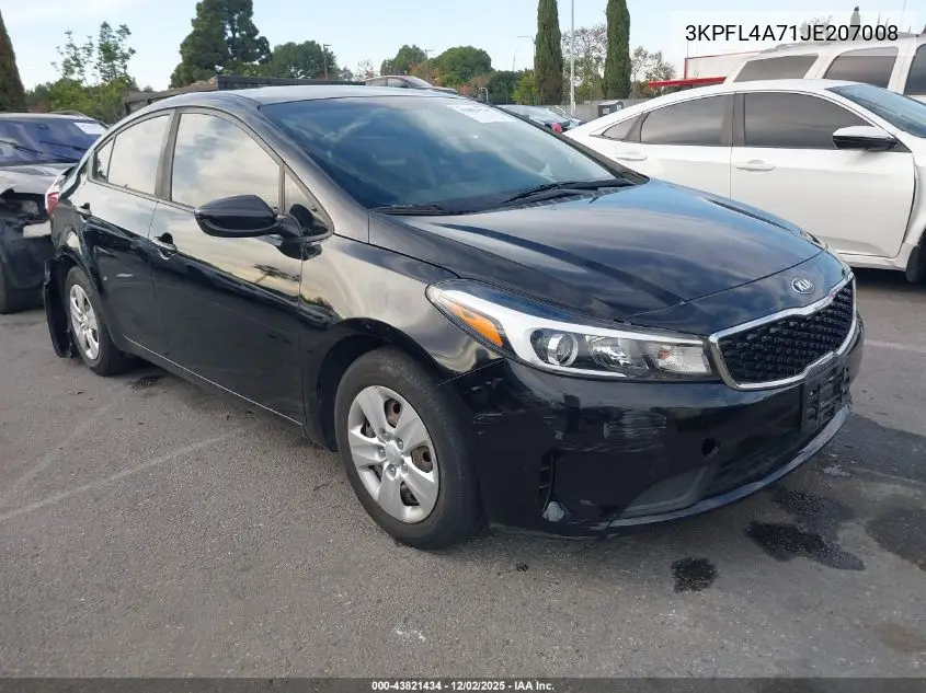 3KPFL4A71JE207008 2018 Kia Forte Lx