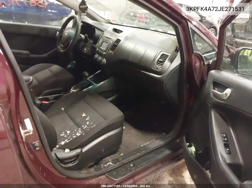 3KPFK4A72JE271531 2018 Kia Forte Lx