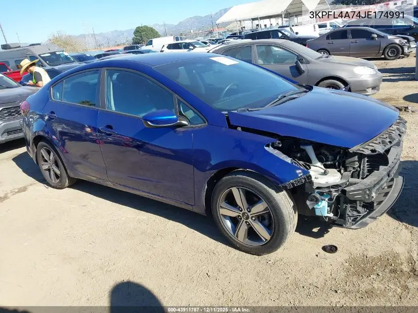 3KPFL4A74JE174991 2018 Kia Forte Lx