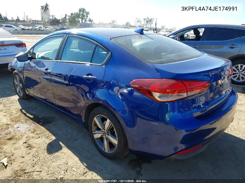 3KPFL4A74JE174991 2018 Kia Forte Lx