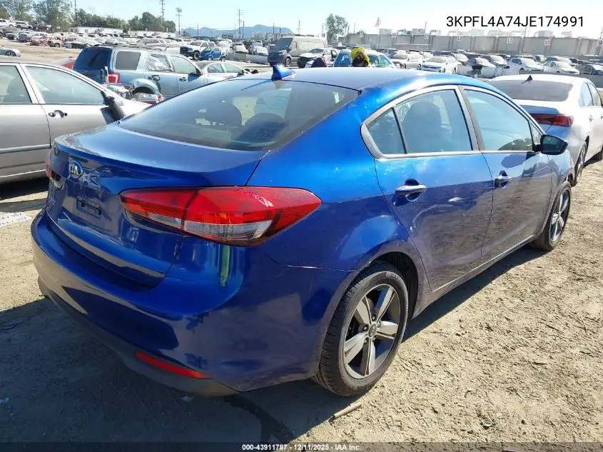 3KPFL4A74JE174991 2018 Kia Forte Lx