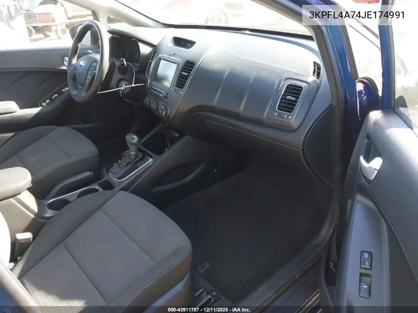 3KPFL4A74JE174991 2018 Kia Forte Lx