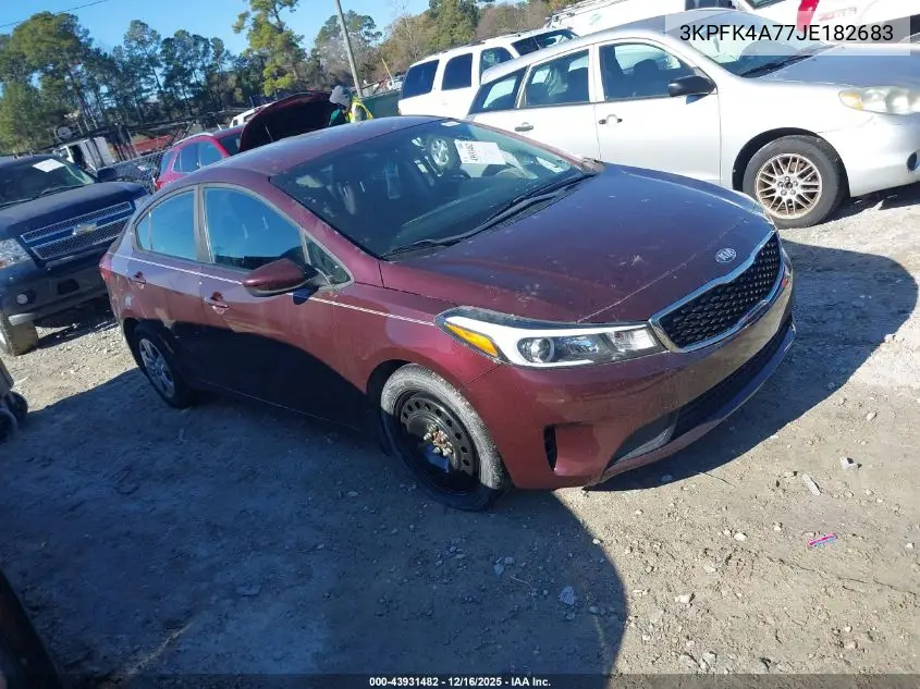 3KPFK4A77JE182683 2018 Kia Forte Lx