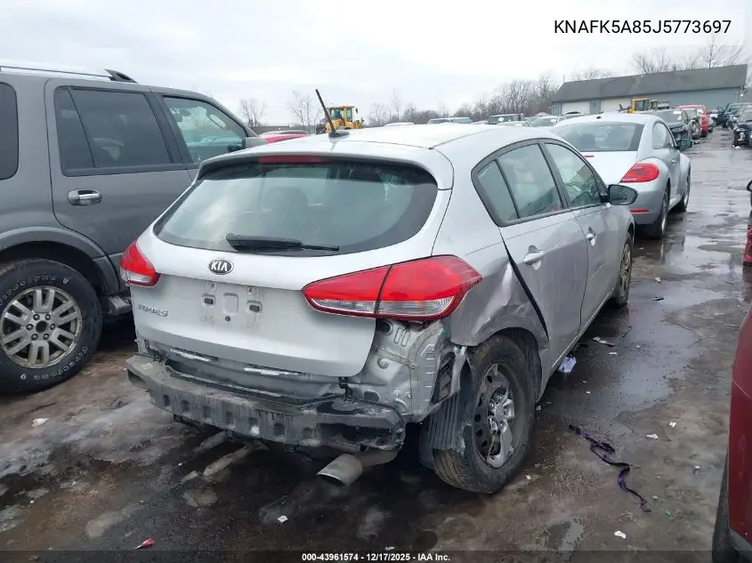 KNAFK5A85J5773697 2018 Kia Forte Lx