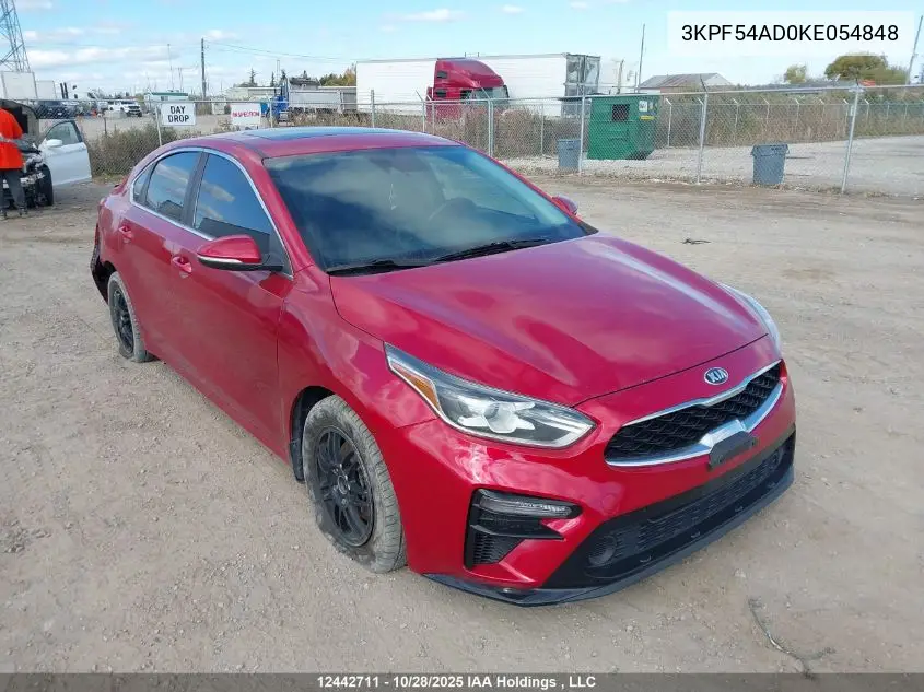 3KPF54AD0KE054848 2019 Kia Forte Ex