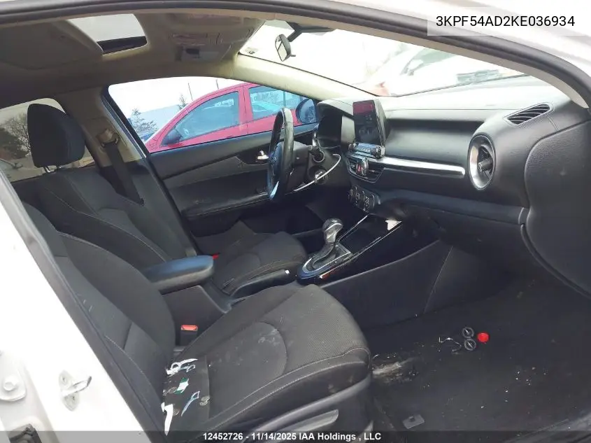 3KPF54AD2KE036934 2019 Kia Forte Ex/Ex Limited/Ex Premium/Ex+