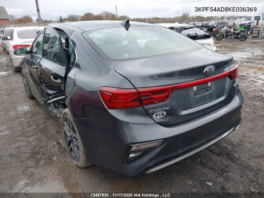 3KPF54AD8KE036369 2019 Kia Forte Ex