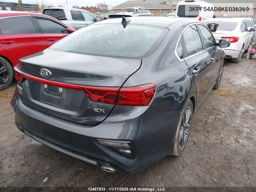 3KPF54AD8KE036369 2019 Kia Forte Ex