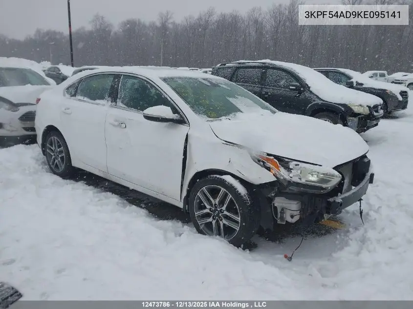 3KPF54AD9KE095141 2019 Kia Forte Ex/Ex Limited/Ex Premium/Ex+