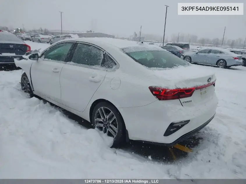 3KPF54AD9KE095141 2019 Kia Forte Ex/Ex Limited/Ex Premium/Ex+