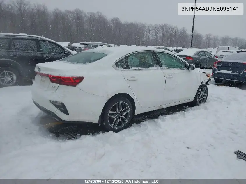 3KPF54AD9KE095141 2019 Kia Forte Ex/Ex Limited/Ex Premium/Ex+