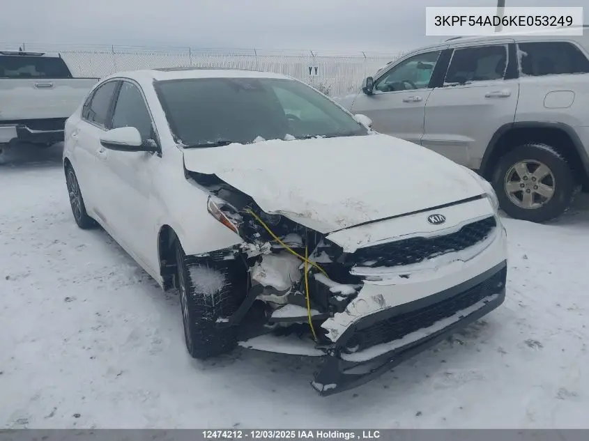 3KPF54AD6KE053249 2019 Kia Forte Ex/Ex Limited/Ex Premium/Ex+