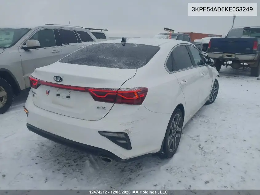 3KPF54AD6KE053249 2019 Kia Forte Ex/Ex Limited/Ex Premium/Ex+