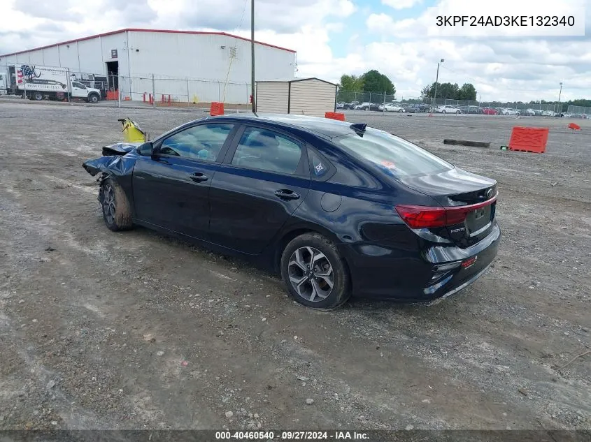 2019 Kia Forte Lxs VIN: 3KPF24AD3KE132340 Lot: 40460540