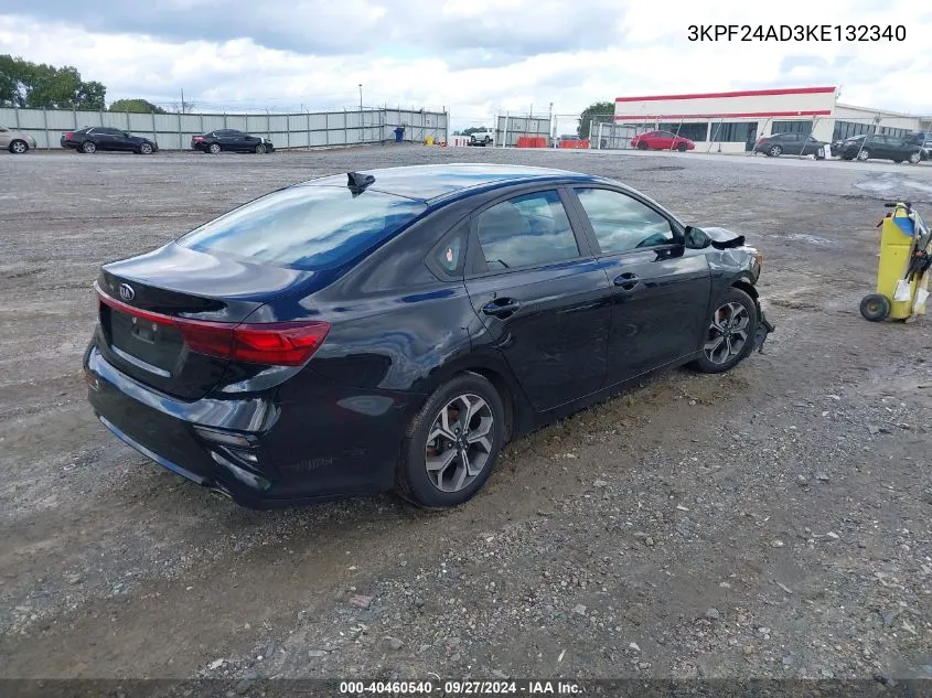 2019 Kia Forte Lxs VIN: 3KPF24AD3KE132340 Lot: 40460540