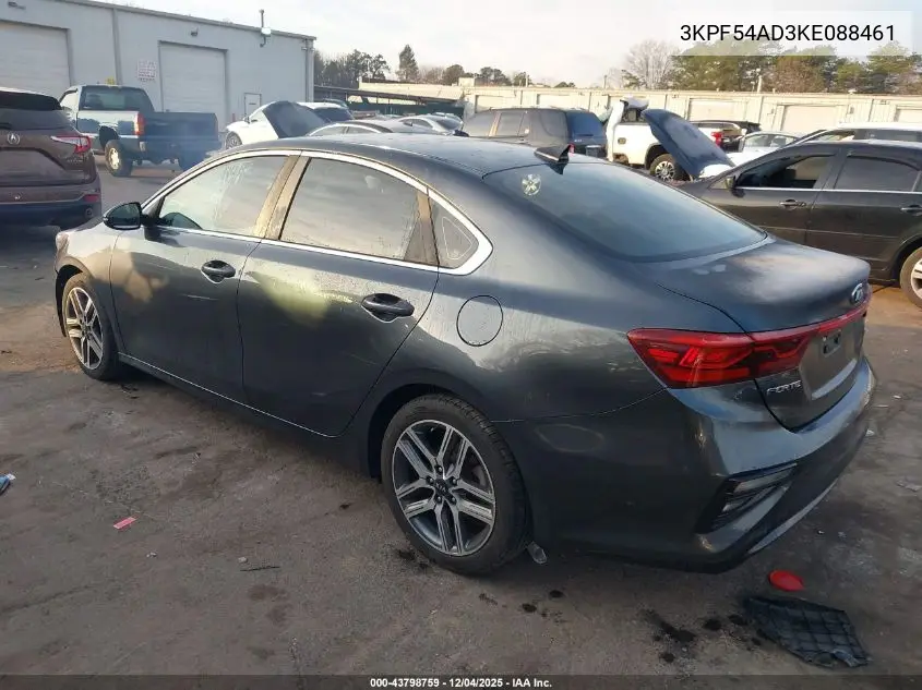 3KPF54AD3KE088461 2019 Kia Forte Ex