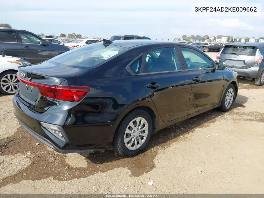 3KPF24AD2KE009662 2019 Kia Forte Fe