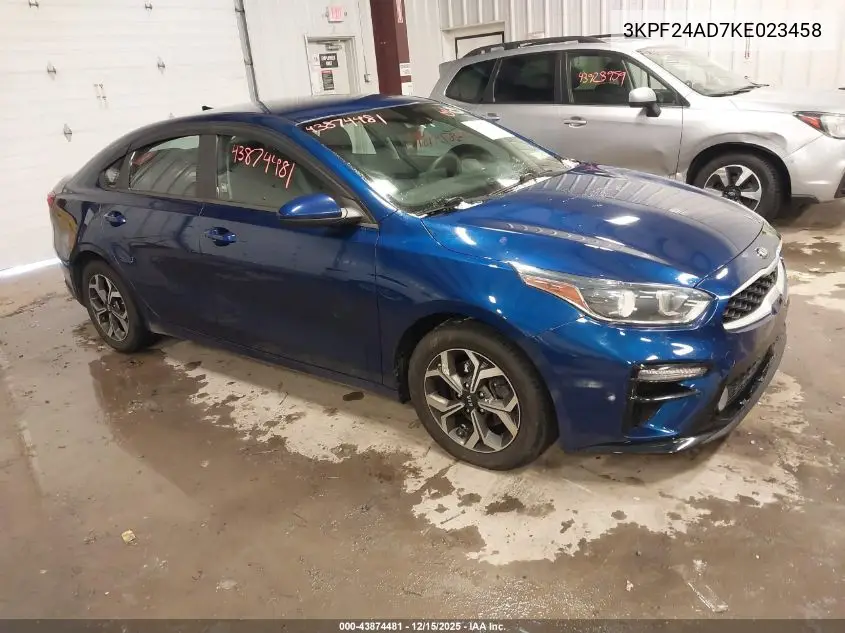 3KPF24AD7KE023458 2019 Kia Forte Lxs
