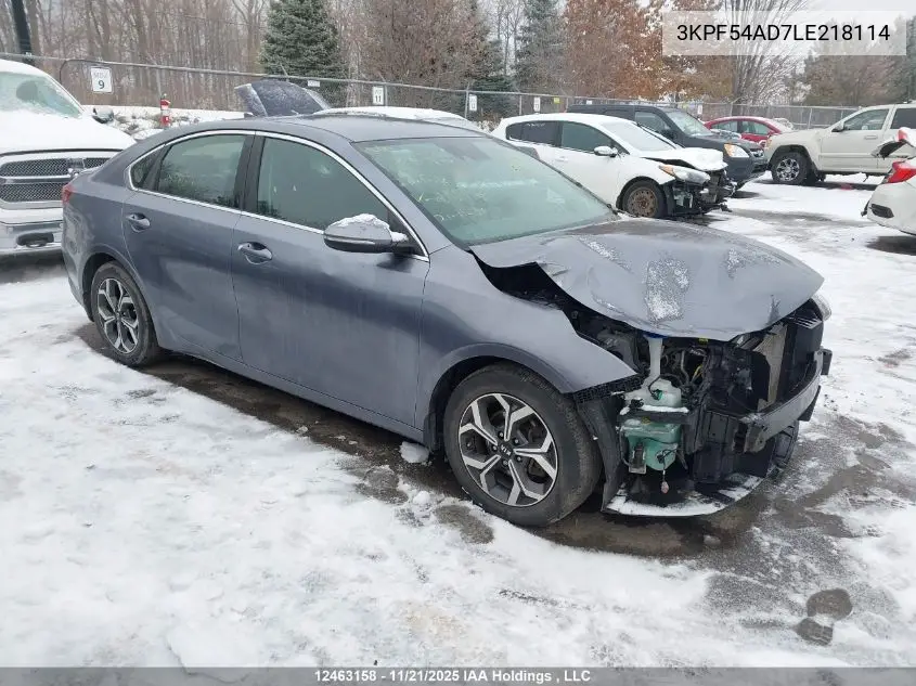 3KPF54AD7LE218114 2020 Kia Forte