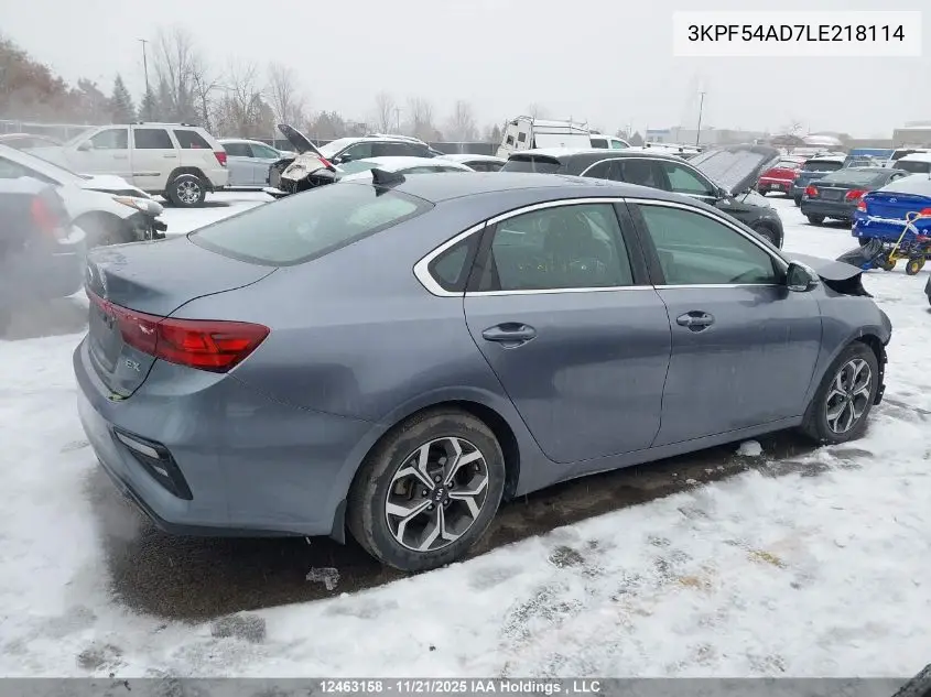 3KPF54AD7LE218114 2020 Kia Forte