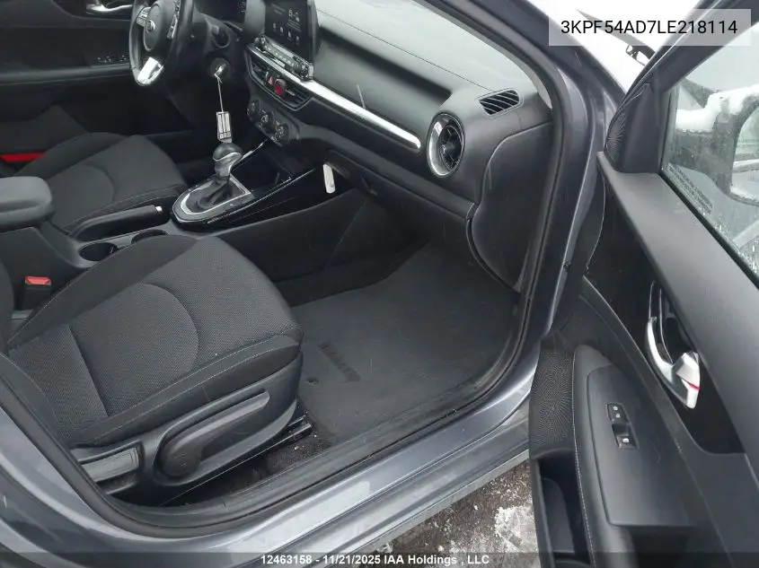 3KPF54AD7LE218114 2020 Kia Forte