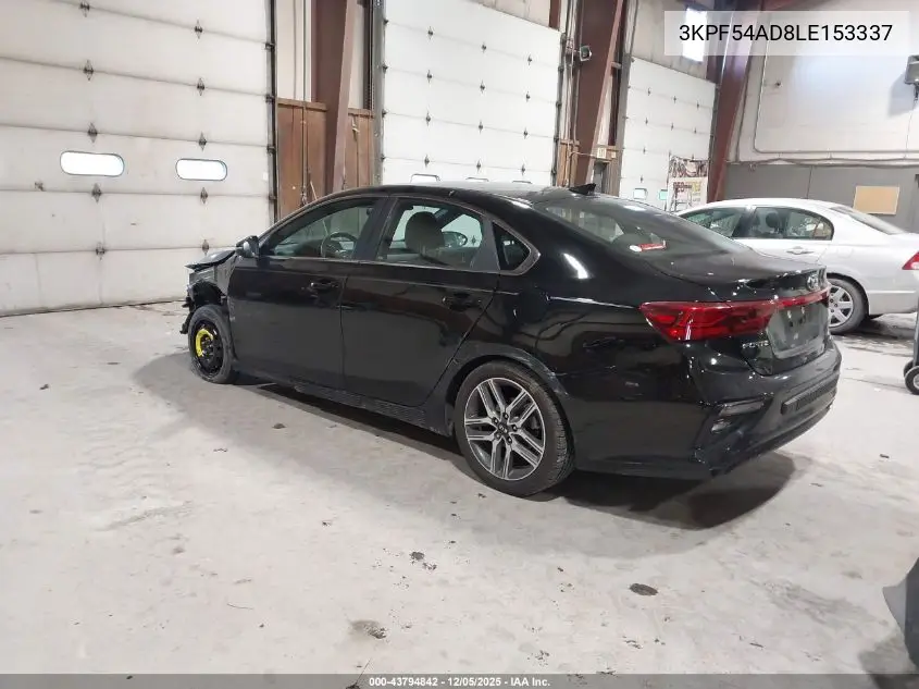 3KPF54AD8LE153337 2020 Kia Forte Ex