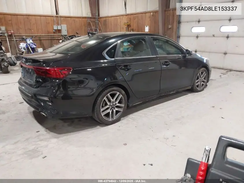 3KPF54AD8LE153337 2020 Kia Forte Ex