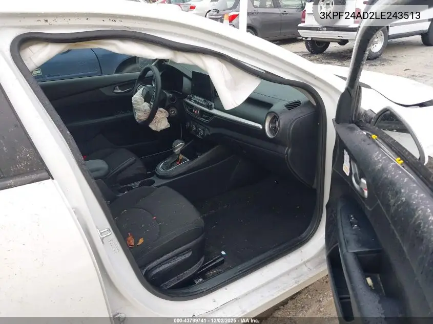 3KPF24AD2LE243513 2020 Kia Forte Lxs