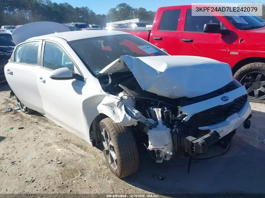 3KPF24AD7LE242079 2020 Kia Forte Lxs
