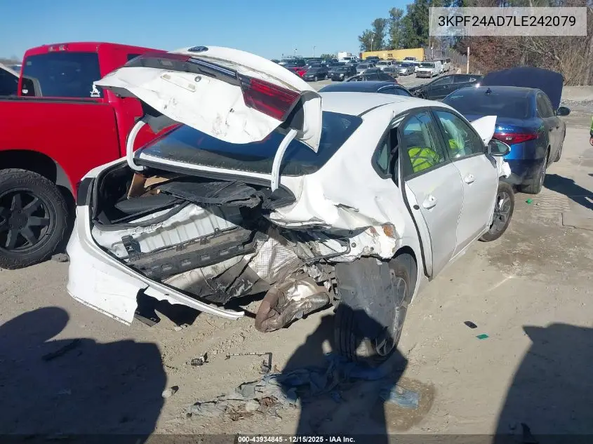 3KPF24AD7LE242079 2020 Kia Forte Lxs