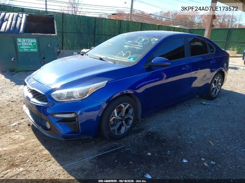 3KPF24AD7LE173572 2020 Kia Forte Lxs