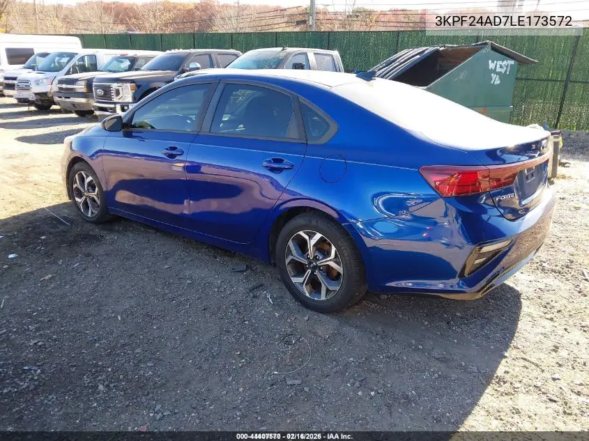 3KPF24AD7LE173572 2020 Kia Forte Lxs