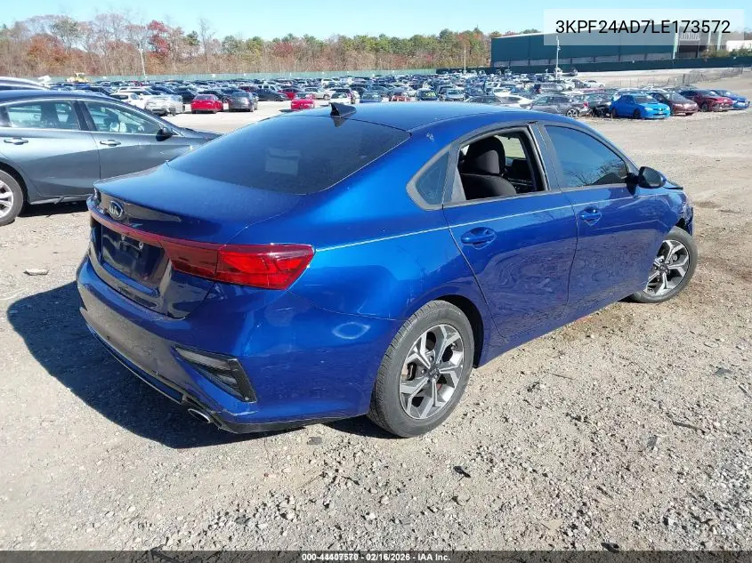 3KPF24AD7LE173572 2020 Kia Forte Lxs