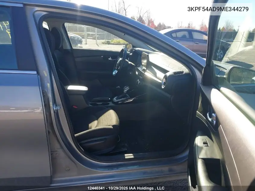 3KPF54AD9ME344279 2021 Kia Forte Ex