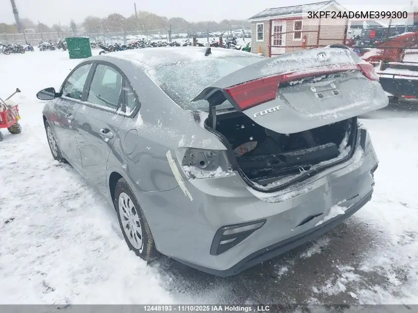 3KPF24AD6ME399300 2021 Kia Forte Fe/Lxs