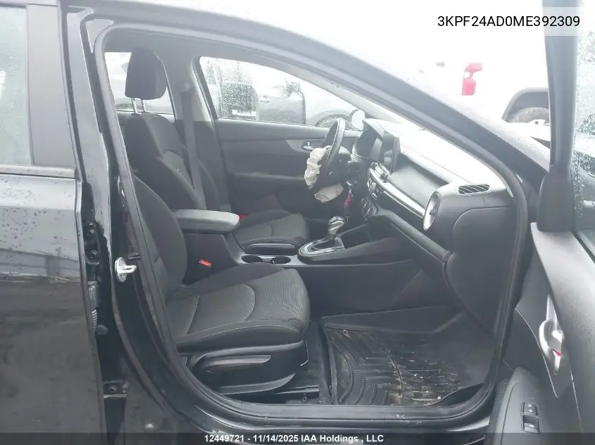3KPF24AD0ME392309 2021 Kia Forte
