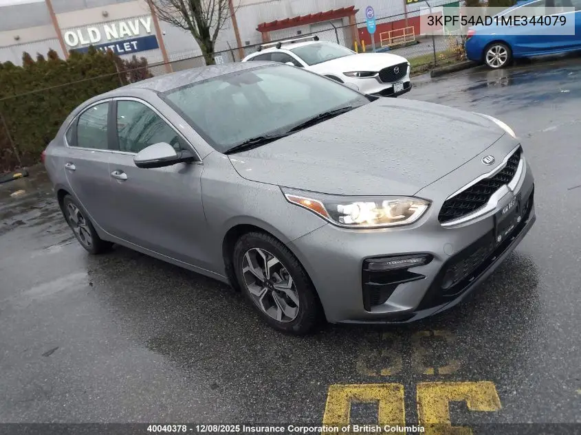 3KPF54AD1ME344079 2021 Kia Forte