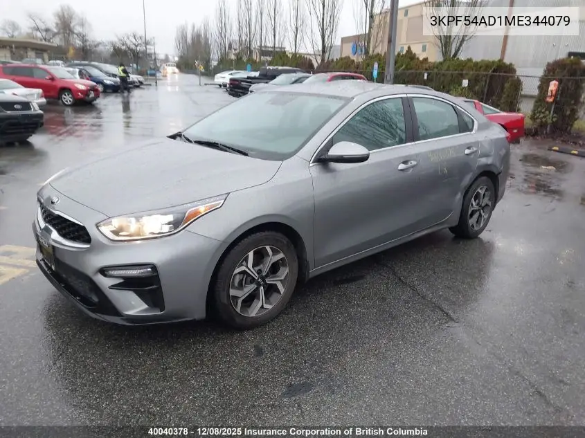 3KPF54AD1ME344079 2021 Kia Forte