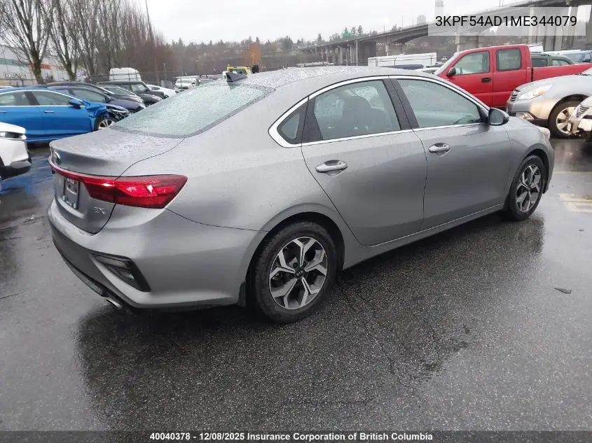 3KPF54AD1ME344079 2021 Kia Forte