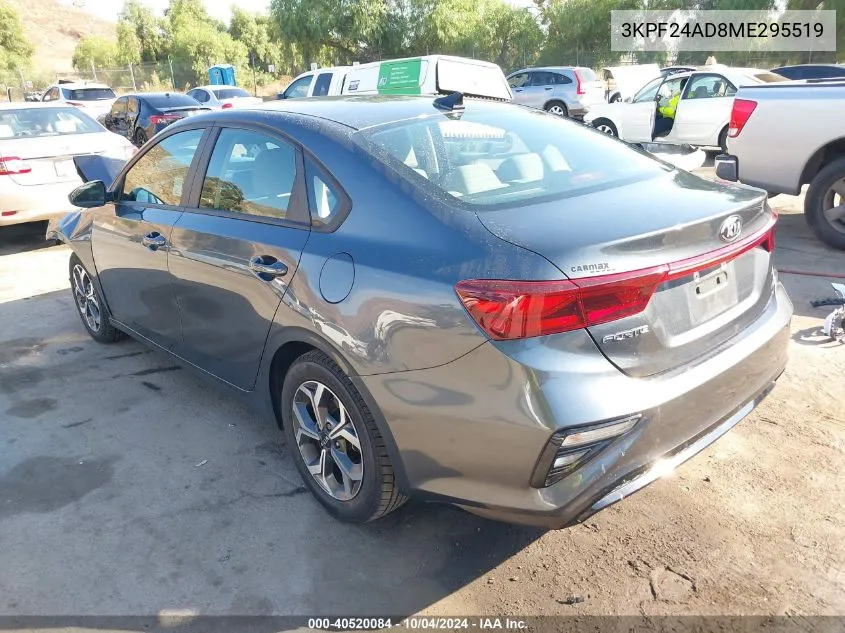 3KPF24AD8ME295519 2021 Kia Forte Lxs