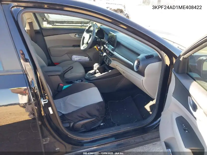 3KPF24AD1ME408422 2021 Kia Forte Lxs