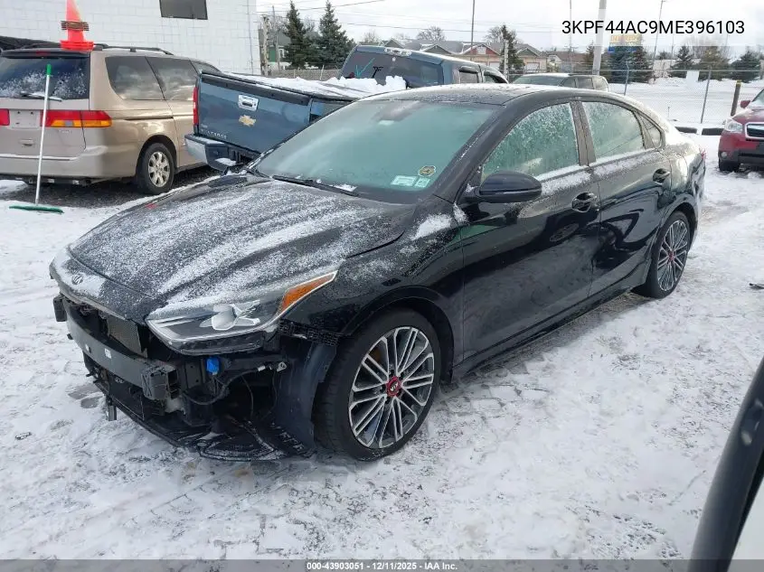 3KPF44AC9ME396103 2021 Kia Forte Gt