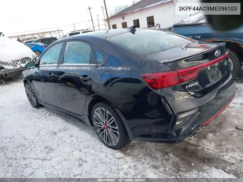 3KPF44AC9ME396103 2021 Kia Forte Gt