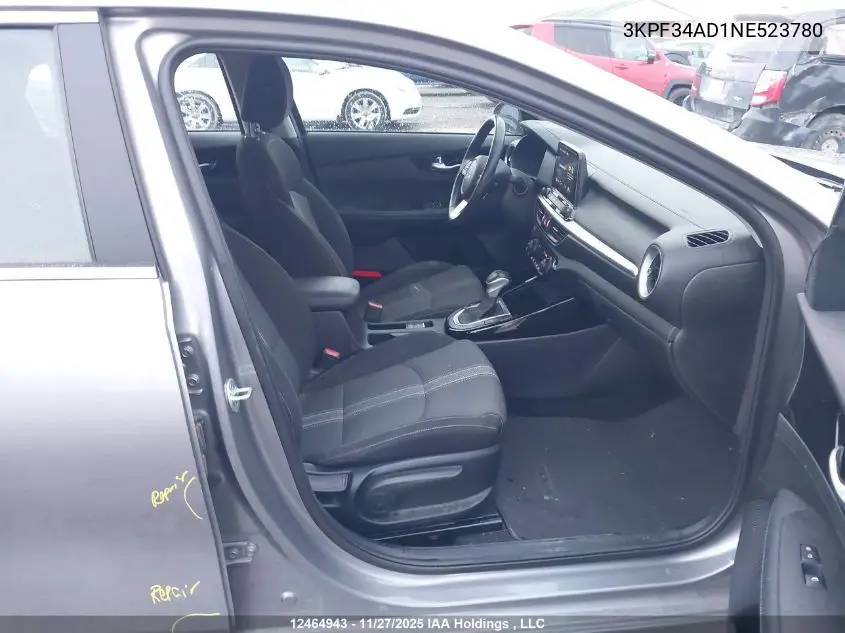 3KPF34AD1NE523780 2022 Kia Forte