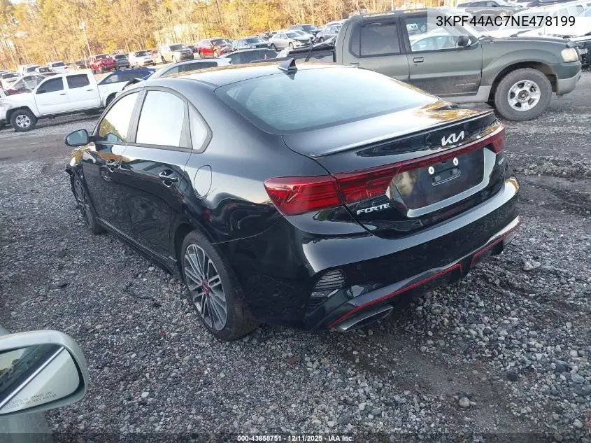 3KPF44AC7NE478199 2022 Kia Forte Gt