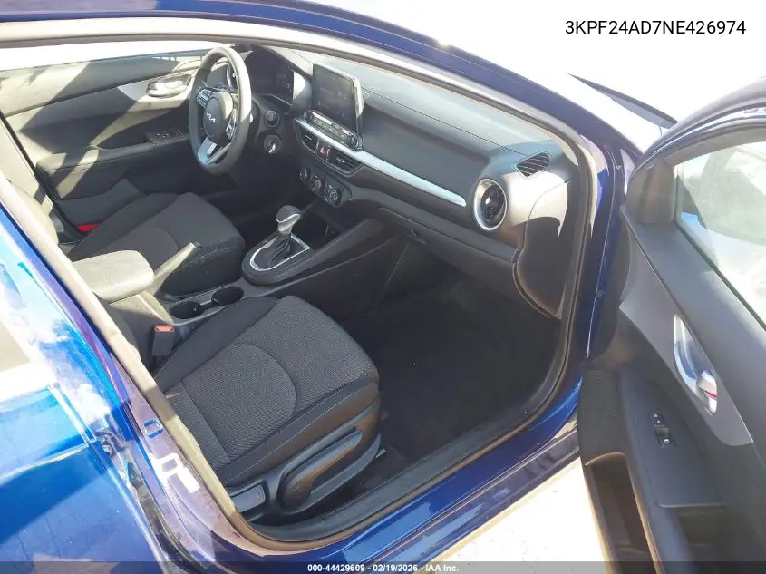 3KPF24AD7NE426974 2022 Kia Forte Lxs