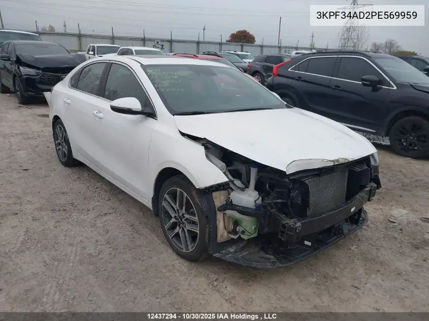 3KPF34AD2PE569959 2023 Kia Forte Ex/Ex Premium/Ex+/Gt-Line