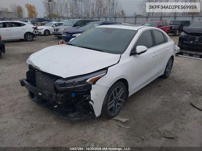 3KPF34AD2PE569959 2023 Kia Forte Ex/Ex Premium/Ex+/Gt-Line